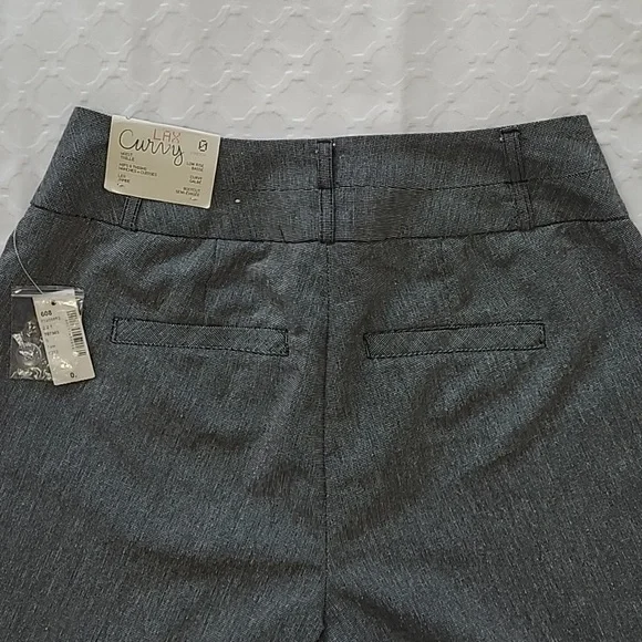 Grey Low Rise Bootcut Pants - Picture 10 of 14